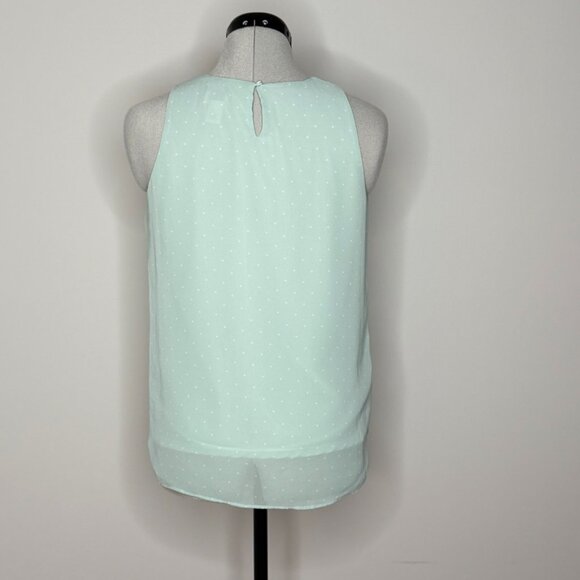 LOFT Flowy Ruffled Sleeveless Top - Picture 3 of 7